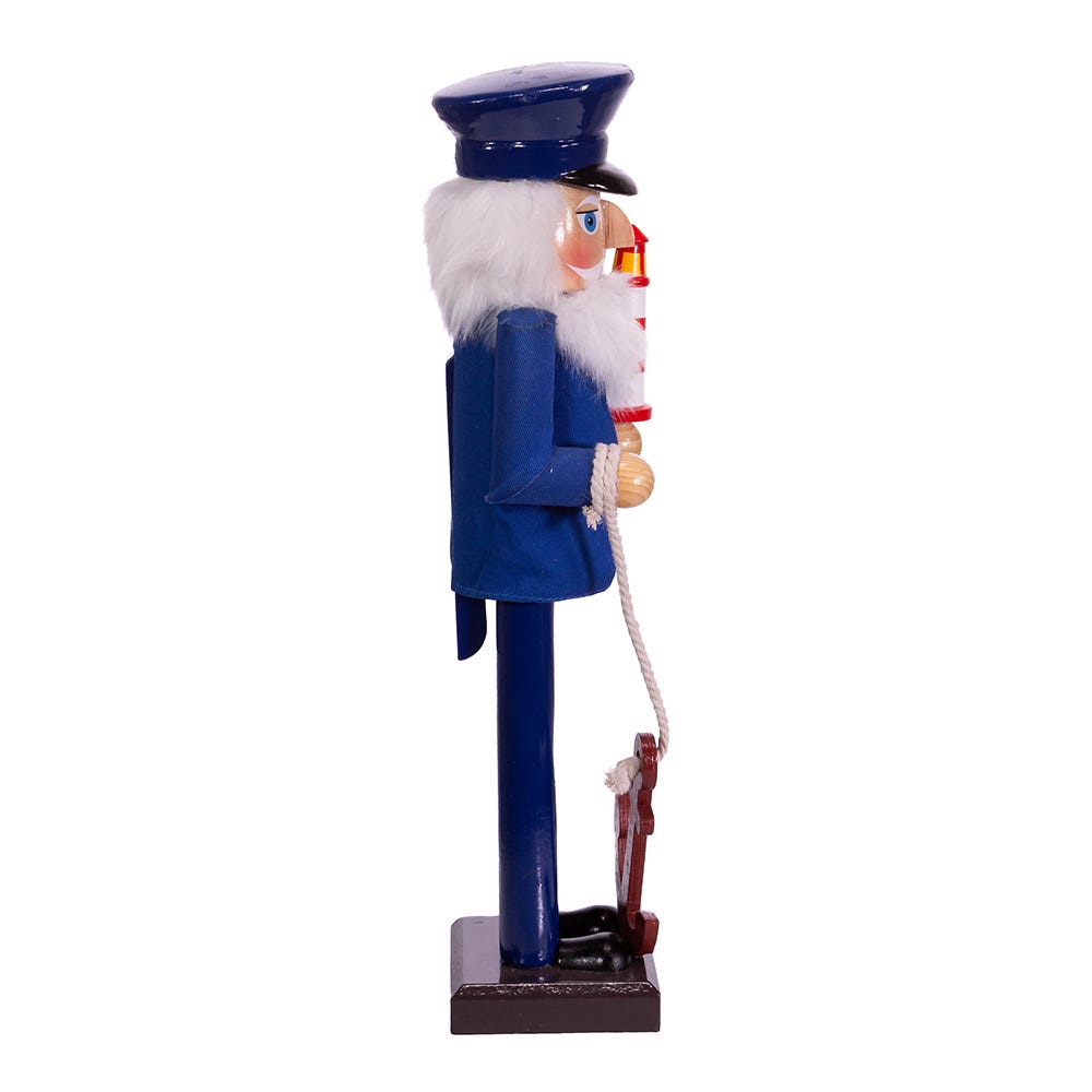 Kurt Adler 15-Inch Sailor Nutcracker with Anchor and Lighthouse